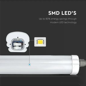 LED Lampada fluorescente per impieghi gravosi G-SERIES LED/36W/230V 4500K 120cm IP65