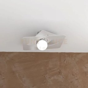Wacky lampadario da soffitto in metallo 45 cm 1 luce attacco e27 bi...