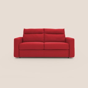 Cupido Divano letto materasso H18 cm e schienale alto in tessuto impermeabile simil cotone T13