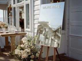 Adesivo per specchio S22 – SELFIE HERE.