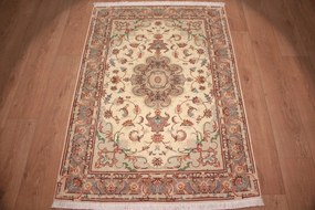 Tabriz Tappeto 110 x 150 (Iran) Annodato A Mano