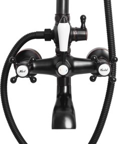 Set doccia REA BERGAMO OLD BLACK