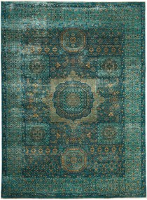 Mamluk Tappeto orientale 170x230 Turchese (Pakistan) Annodato A Mano