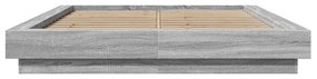 Giroletto grigio sonoma 135x190 cm in legno multistrato