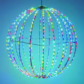 Sfera multi rgb 500 lampadine multicolore H 100 cm