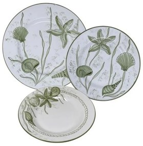 Servizio di Piatti Mare Per 4 Persone - Ceramica Deruta