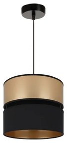 Brilagi - Lampadario a sospensione con filo ROYAL 1xE27/15W/230V diametro 25 cm nero/oro