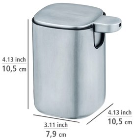 Dispenser di sapone in acciaio inox argento opaco 0,23 l Alassio - Wenko