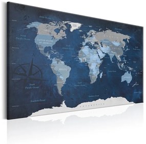 Quadro Dark Blue World