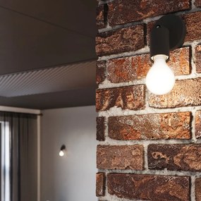 Lampada da parete nera ø 6 cm Brando - Nice Lamps