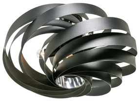 Zuma Line 1131 - Lampadario a sospensione con supporto rigido VENTO 4xE27/40W/230V nero