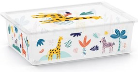 Scatola per bambini bianca in plastica 55x39x16 cm C Box Style – KIS