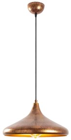 Lampadario color rame con paralume in metallo ø 34 cm Barek – Opviq lights