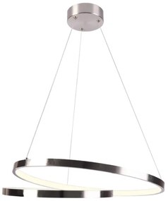 Lampadario LED a sospensione con filo ZEFIRA LED/40W/230V 4000K diametro 50 cm cromo