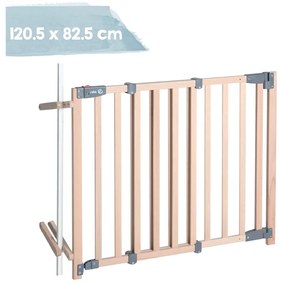 Cancello protettivo in legno di faggio in colore naturale - Roba