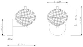 Globo 16042W - Applique a LED AIDA LED/7W/230V 3000K/4500K/6500K