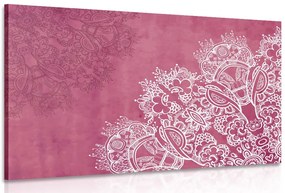 Quadro su tela – Elementi di Mandala floreale