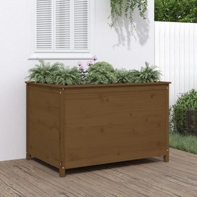 Fioriera Rialzata Giardino Ambra 119,5x82,5x78cm Massello Pino /
