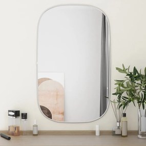 Specchio da Parete Argento 80x50 cm