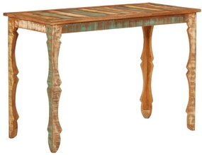 Tavolo Da Pranzo 110x52x76 Cm İn Legno Massello Di Recupero /