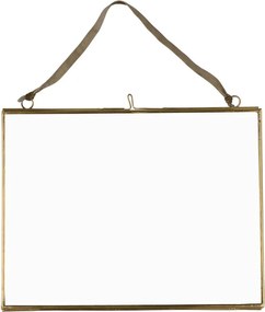 Cornice da parete in metallo dorata 20x15 cm - Rex London