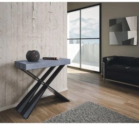 Consolle allungabile 90x40 cm DIAGO PREMIUM Cemento fino a 300 cm