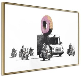 Poster Banksy: Donuts (Strawberry)