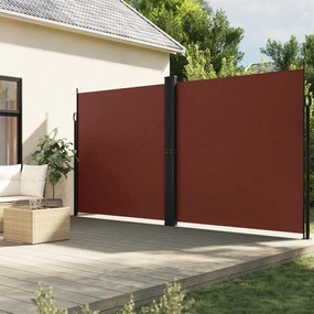 Tenda Da Sole Laterale Retrattile Marrone 200x1200 Cm /