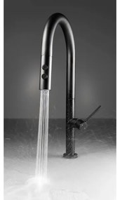 Deante BQO_N72M - Rubinetto lavello con doccetta estraibile OLFATO nero