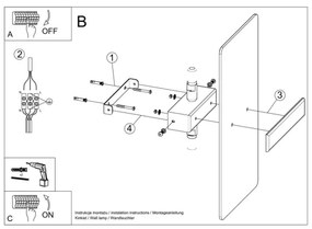 Sollux SL.1006 - Applique AZALIA 2xG9/40W/230V