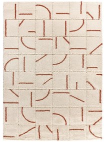 Tappeto color mattone/color crema 160x230 cm Brenda – Universal