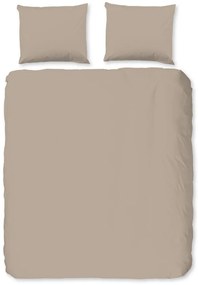 Biancheria da letto marrone in flanella per letto matrimoniale/per letto prolungato 200x220 cm – Good Morning