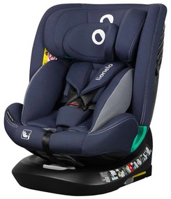 Lionelo -Seggiolino auto con base girevole BASTIAAN ONE i-Size 40-150 cm Blu Navy
