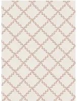 Sandberg Carta da parati Trellis - Terracotta