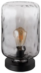 Globo 16046TS - Lampada da tavolo DARINA 1xE27/60W/230V grigio