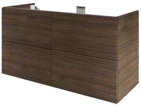 Mobile da bagno sotto lavabo Neo lucido L 120 x H 64 x P 48 cm 4 cassetti, lavabo non incluso