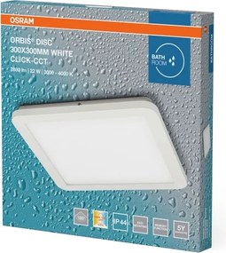 Osram - Plafoniera LED da soffitto per bagno ORBIS DISC LED/22W/230V 30x30 cm IP44 bianca