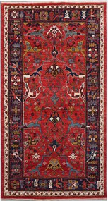 Kazak Tappeto 240x130 (Pakistan) Annodato A Mano