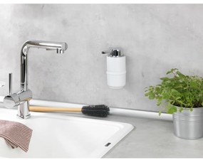 Dispenser di sapone in ceramica bianco autoportante 0,25 l Woya - Wenko