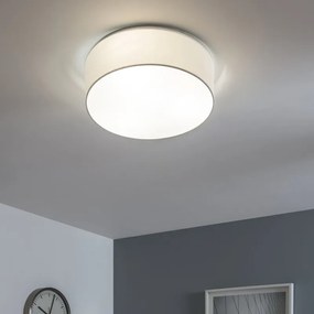 INSPIRE - Plafoniera SITIA - 3 punti luce E27 da 40W - D.48 cm - Cotone - Bianco