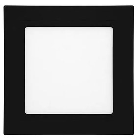 Ecolite LED-WSQ-CCT/6W/CR - Lampada LED da incasso RAFA LED/6W/230V IP44 nero