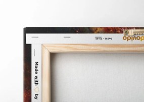 Quadro su tela – Albero della vita con astrazione dell'universo
