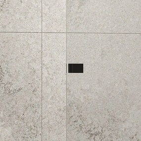 Kamalu - Parete doccia walk in scorrevole 160 cm finitura nera | KNM4000W-N