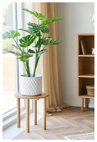 Tavolino rotondo in rovere massiccio ø 40 cm Jena – House Nordic