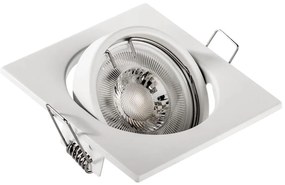 Faretto da incasso 1xGU10/MR16/10W/230V 9x9 cm bianco