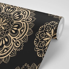 Carta da parati – Mandala su sfondo scuro