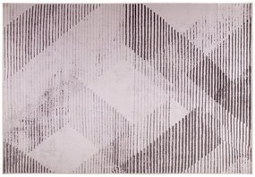 Tappeto 140 x 200 cm rosa KALE Beliani