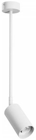 Lampadario a sospensione con supporto rigido VARIOSA 1xGU10/10W/230V bianco