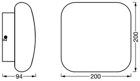 Ledvance-LED Lampada da bagno dimmerabile SMART+ AQUA LED/12W/230V IP44 Wi-Fi