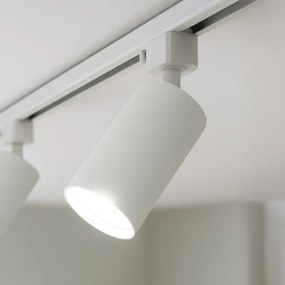 Faretto per sistema a binario monofase TIGER 1xGU10/10W/230V bianco